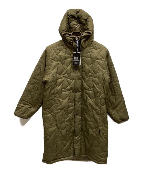 CONVERSE TOKYO（コンバーストウキョウ）CONVERSE TOKYO (コンバーストウキョウ) TAION (タイオン) キルティングボア×ボアリバーシブルコート オリーブ サイズ:2 未使用品の古着・服飾アイテム