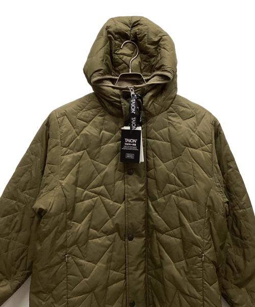CONVERSE TOKYO（コンバーストウキョウ）CONVERSE TOKYO (コンバーストウキョウ) TAION (タイオン) キルティングボア×ボアリバーシブルコート オリーブ サイズ:2 未使用品の古着・服飾アイテム