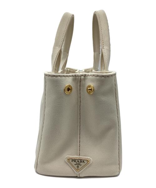 PRADA（プラダ）PRADA (プラダ) 2WAYバッグ アイボリーの古着・服飾アイテム