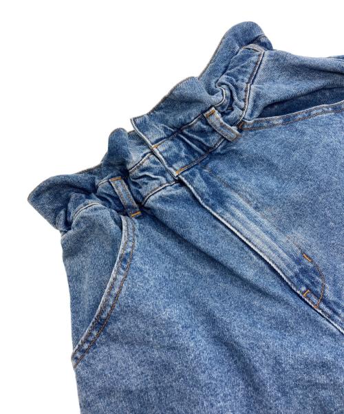 anuke（アンヌーク）anuke (アンヌーク) Waist Tuck Denim インディゴ サイズ:36の古着・服飾アイテム