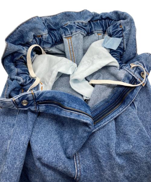 anuke（アンヌーク）anuke (アンヌーク) Waist Tuck Denim インディゴ サイズ:36の古着・服飾アイテム