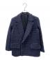 BLAMINK（ブラミンク）の古着「ツイードダブルジャケット」｜ネイビー×ブラック