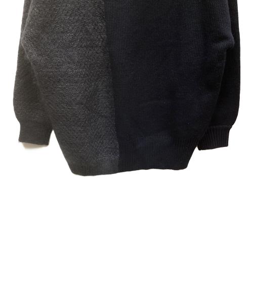 RIM.ARK（リムアーク）RIM.ARK (リムアーク) Back flare knit tops ネイビー サイズ:FREEの古着・服飾アイテム