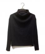 RIM.ARKリムアーク）の古着「Back shoulder rib knit tops」｜ブラック