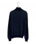 Zanone (ザノーネ) コットンリネンスタンドカラーニットカーディガン ネイビー サイズ:48：15000円