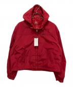 COACHコーチ）の古着「リバーシブル トーナル シグネチャー ウインドブレーカー」｜レッド