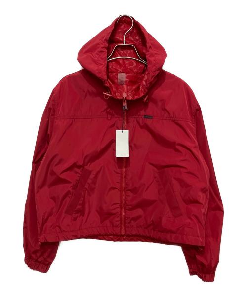 COACH（コーチ）COACH (コーチ) リバーシブル トーナル シグネチャー ウインドブレーカー レッド サイズ:Sの古着・服飾アイテム