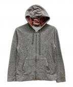 BLACK LABEL CRESTBRIDGEブラックレーベル クレストブリッジ）の古着「ジップパーカー」｜グレー