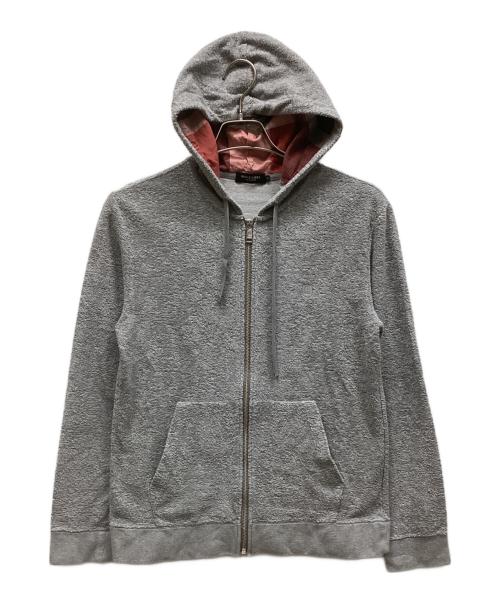 BLACK LABEL CRESTBRIDGE（ブラックレーベル クレストブリッジ）BLACK LABEL CRESTBRIDGE (ブラックレーベル クレストブリッジ) ジップパーカー グレー サイズ:Mの古着・服飾アイテム