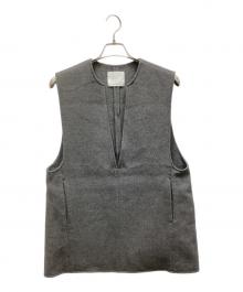 GALLARDA GALANTE（ガリャルダガランテ）の古着「ウールプルオーバーベスト」｜グレー
