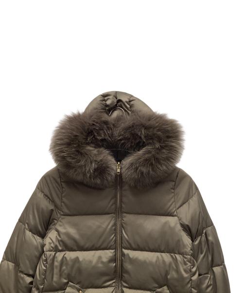 green label relaxing（グリーンレーベルリラクシング）green label relaxing (グリーンレーベルリラクシング) リバーシブル グリーンダウン ジャケット モカ サイズ:38の古着・服飾アイテム