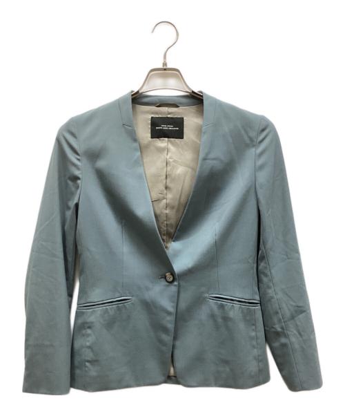 green label relaxing（グリーンレーベルリラクシング）green label relaxing (グリーンレーベルリラクシング) ノーカラージャケット グリーン サイズ:36の古着・服飾アイテム