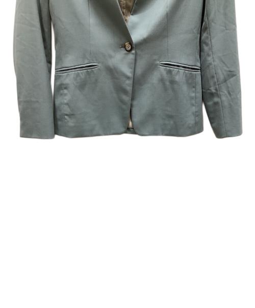 green label relaxing（グリーンレーベルリラクシング）green label relaxing (グリーンレーベルリラクシング) ノーカラージャケット グリーン サイズ:36の古着・服飾アイテム