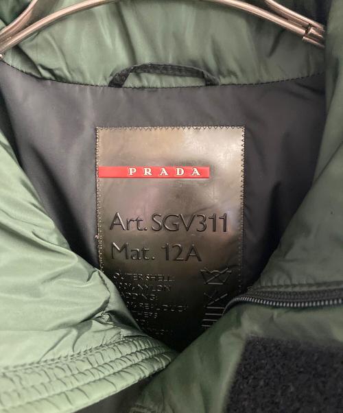 PRADA SPORTS（プラダスポーツ）PRADA SPORTS (プラダスポーツ) ダウンロングコート グリーン サイズ:54の古着・服飾アイテム
