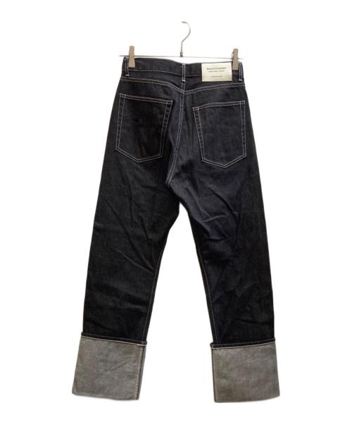 beautiful people（ビューティフルピープル）beautiful people (ビューティフルピープル) selvage denim 5pocket woman fits/1000105086 インディゴ サイズ:36の古着・服飾アイテム