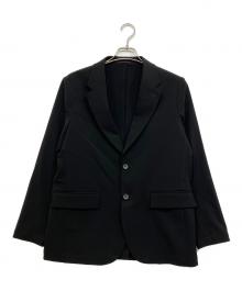 STUDIOUS×UNITED TOKYO（ステュディオス×ユナイテッドトーキョー）の古着「DOUBLE CLOTH 2B JACKET」｜ブラック
