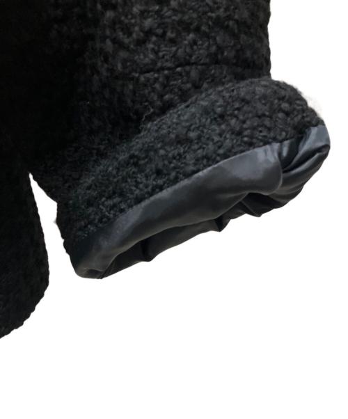 cygne（シーニュ）cygne (シーニュ) cygne シーニュ　レザーボタンツイードジャケット ブラック サイズ:1の古着・服飾アイテム