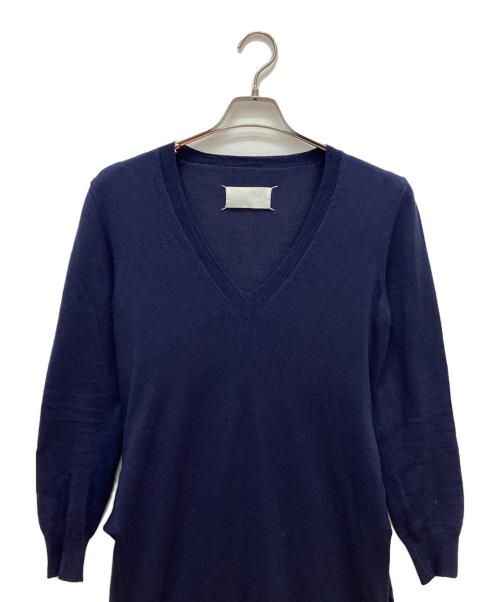 MARTIN MARGIELA（マルタン・マルジェラ）MARTIN MARGIELA (マルタン・マルジェラ) ニットワンピース ネイビー サイズ:Mの古着・服飾アイテム