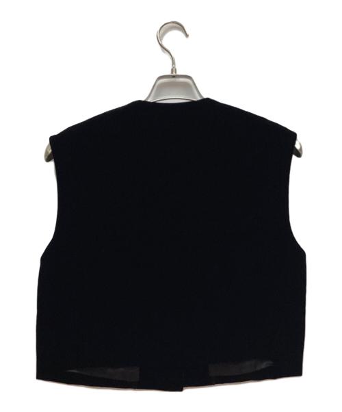 UNITED ARROWS（ユナイテッドアローズ）UNITED ARROWS (ユナイテッドアローズ) ベルベット ミニ ベスト ブラック サイズ:FREE 未使用品の古着・服飾アイテム