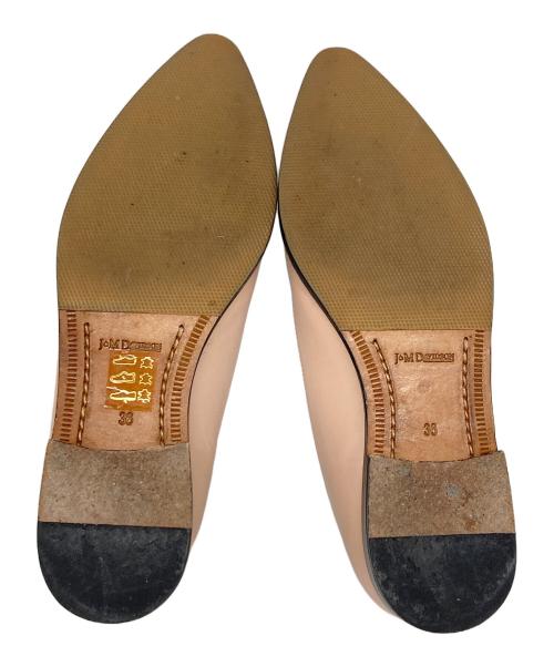 J&M DAVIDSON（ジェイ＆エム デヴィッドソン）J&M DAVIDSON (ジェイ＆エム デヴィッドソン) STUDDED FLAT/ スタッドフラット パンプス ピンク サイズ:36の古着・服飾アイテム