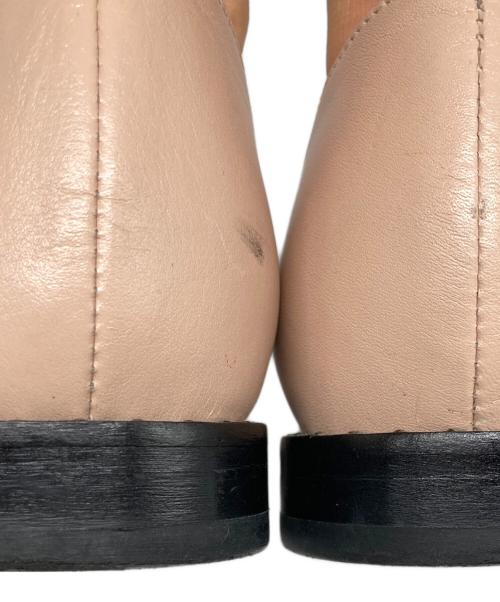 J&M DAVIDSON（ジェイ＆エム デヴィッドソン）J&M DAVIDSON (ジェイ＆エム デヴィッドソン) STUDDED FLAT/ スタッドフラット パンプス ピンク サイズ:36の古着・服飾アイテム