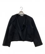 soutiencollarステンカラー）の古着「エッグジャケット」｜ブラック