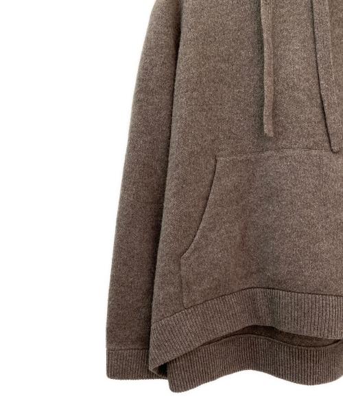 EVERYDAY I LIKE.（エヴリデイ アイ ライク）EVERYDAY I LIKE. (エヴリデイ アイ ライク) Knitted フーディー ブラウン サイズ:Freeの古着・服飾アイテム