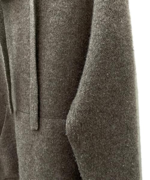 EVERYDAY I LIKE.（エヴリデイ アイ ライク）EVERYDAY I LIKE. (エヴリデイ アイ ライク) Knitted フーディー ブラウン サイズ:Freeの古着・服飾アイテム