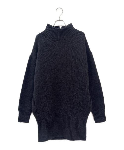 AP STUDIO（エーピーストゥディオ）AP STUDIO (エーピーストゥディオ) ウールカシミヤチュニックニット グレー サイズ:Freeの古着・服飾アイテム