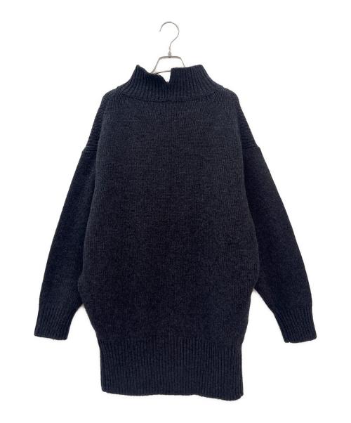 AP STUDIO（エーピーストゥディオ）AP STUDIO (エーピーストゥディオ) ウールカシミヤチュニックニット グレー サイズ:Freeの古着・服飾アイテム