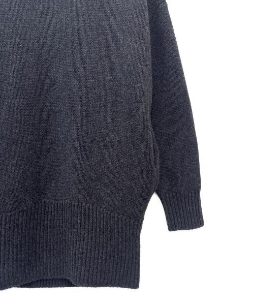 AP STUDIO（エーピーストゥディオ）AP STUDIO (エーピーストゥディオ) ウールカシミヤチュニックニット グレー サイズ:Freeの古着・服飾アイテム