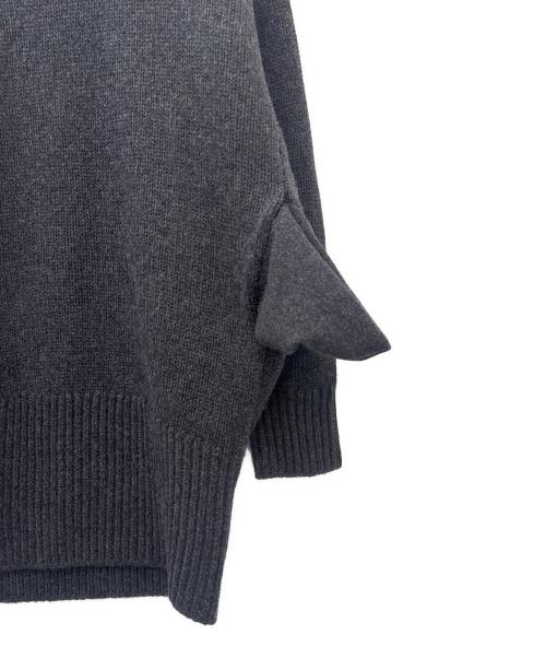 AP STUDIO（エーピーストゥディオ）AP STUDIO (エーピーストゥディオ) ウールカシミヤチュニックニット グレー サイズ:Freeの古着・服飾アイテム