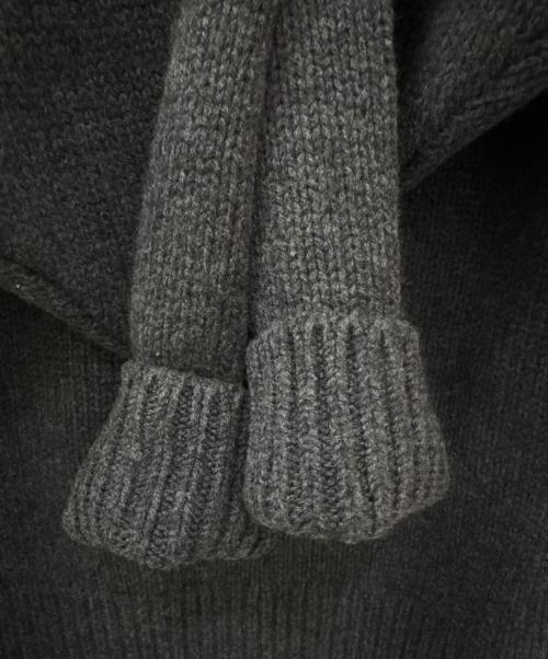 AP STUDIO（エーピーストゥディオ）AP STUDIO (エーピーストゥディオ) ウールカシミヤチュニックニット グレー サイズ:Freeの古着・服飾アイテム