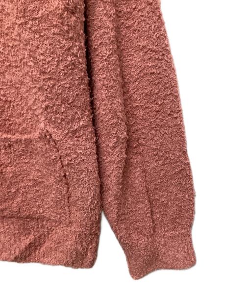 AURALEE（オーラリー）AURALEE (オーラリー) COTTON LINEN CUT SHAGGY KNIT CARDIGAN ピンク サイズ:4の古着・服飾アイテム