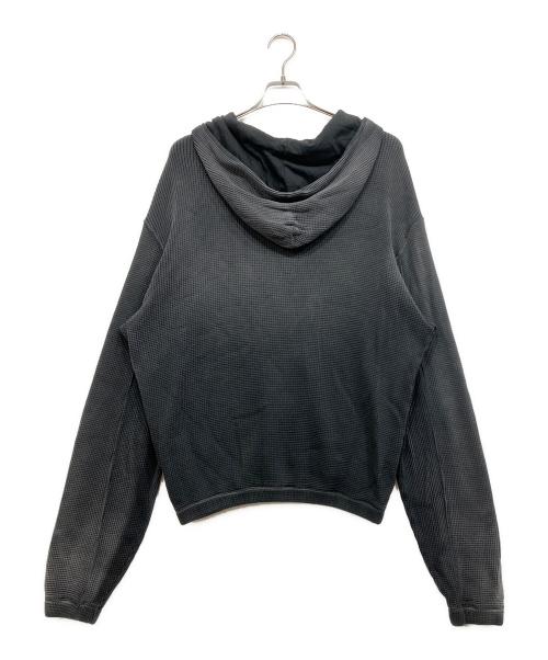 ROA（ロア）ROA (ロア) ワッフルジップパーカー ブラック サイズ:Sの古着・服飾アイテム