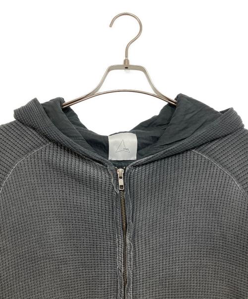 ROA（ロア）ROA (ロア) ワッフルジップパーカー ブラック サイズ:Sの古着・服飾アイテム