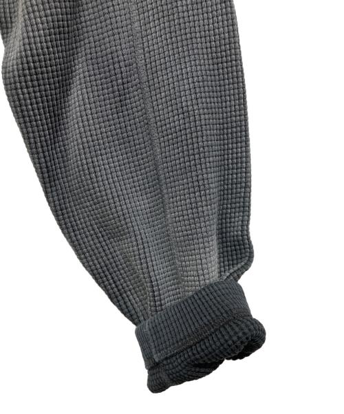 ROA（ロア）ROA (ロア) ワッフルジップパーカー ブラック サイズ:Sの古着・服飾アイテム