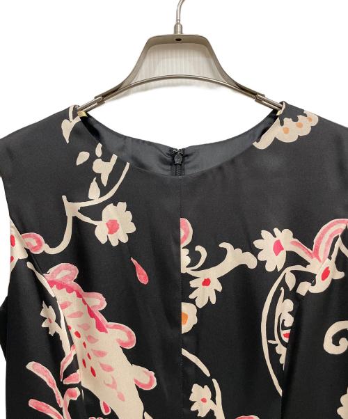 ANAYI（アナイ）ANAYI (アナイ) アラベスクプリントワンピース ブラック サイズ:38の古着・服飾アイテム