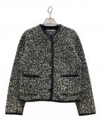 theory luxeセオリーリュクス）の古着「ツイードニットジャケット」｜ブラック