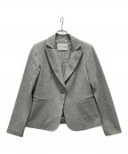 ROCCO RAGNIロッコ・ラッニ）の古着「ラインストーンラペル テーラードジャケット」｜グレー