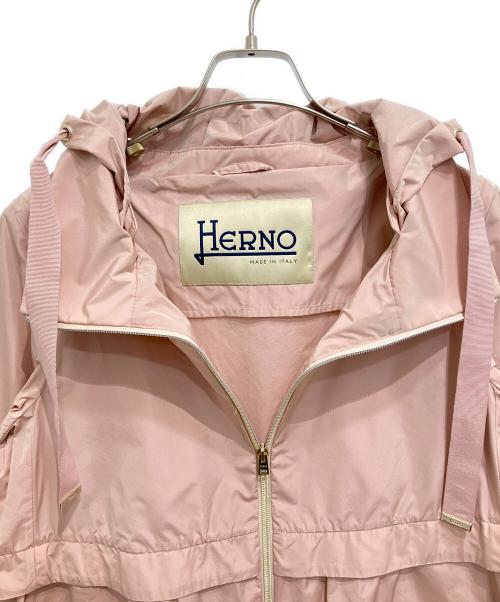 HERNO（ヘルノ）HERNO (ヘルノ) ナイロンコート ピンク サイズ:42の古着・服飾アイテム