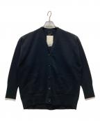 Spick and Spanスピック＆スパン）の古着「ダブルジャガードカーディガン」｜ブラック