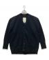 Spick and Span（スピック＆スパン）の古着「ダブルジャガードカーディガン」｜ブラック