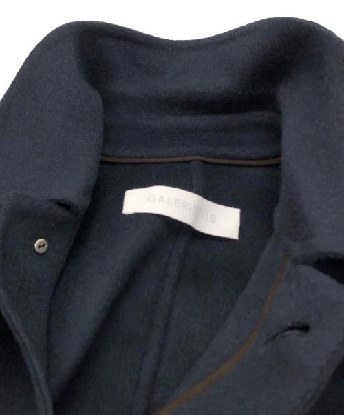 GALERIE VIE（ギャルリーヴィー）GALERIE VIE (ギャルリーヴィー) ウールダブルフェイス バルカラーコート ネイビー サイズ:Fの古着・服飾アイテム