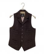 NIGEL CABOURN×Harris Tweedナイジェルケーボン×ハリスツイード）の古着「マロリーベスト」｜ブラウン