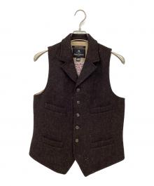 NIGEL CABOURN×Harris Tweed（ナイジェルケーボン×ハリスツイード）の古着「マロリーベスト」｜ブラウン