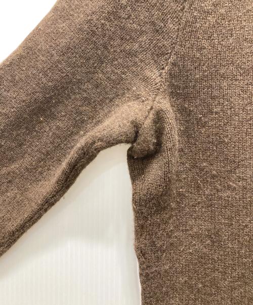 RALPH LAUREN（ラルフローレン）RALPH LAUREN (ラルフローレン) ウールカシミヤニットワンピース ブラウン サイズ:Lの古着・服飾アイテム