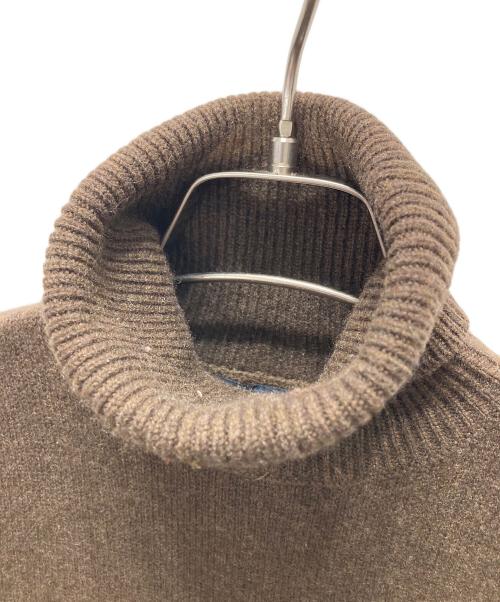 RALPH LAUREN（ラルフローレン）RALPH LAUREN (ラルフローレン) ウールカシミヤニットワンピース ブラウン サイズ:Lの古着・服飾アイテム