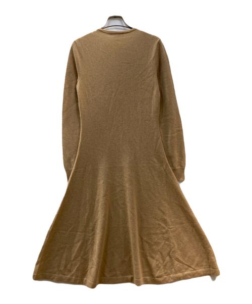 RALPH LAUREN（ラルフローレン）RALPH LAUREN (ラルフローレン) カシミヤニットワンピース ベージュ サイズ:Mの古着・服飾アイテム
