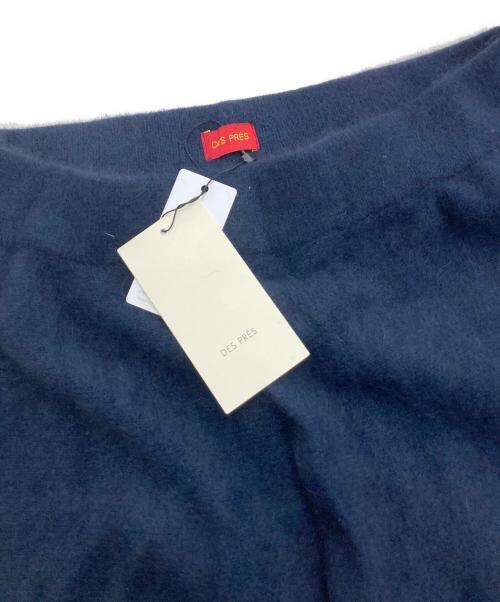 DES PRES（デ プレ）DES PRES (デ プレ) フォックスウールフレアスカート ネイビー サイズ:36 未使用品の古着・服飾アイテム